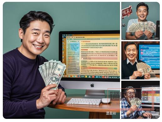 一個笑容滿面的人，手里拿著一疊鈔票.jpg